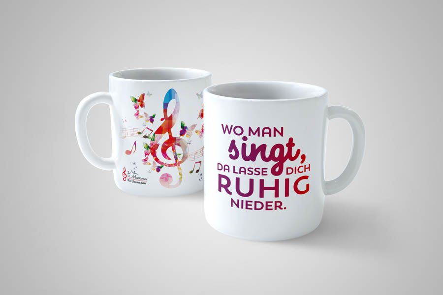 St. Martinus Kornwestheim | Kirchenchor Tasse